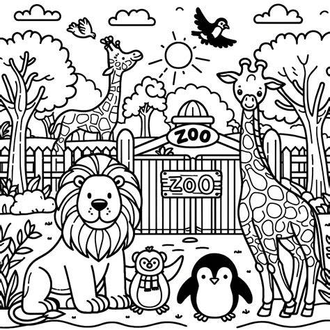 Zoo Coloring Pages