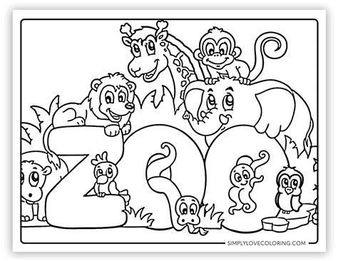 Zoo Coloring Sheets